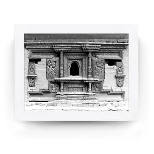 10 - Ornate Hand Carved Window Treatment - Patan Durbar Square Nepal - Framed Photo Print