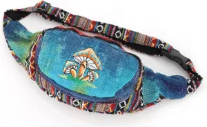 100% Himalaya Hemp multi-purpose west pack Bag, Festival Belt Bag, Hip Bag, Bum Bag, Travel Bag, Holster bag, Festival Fanny Pack Adjustable Strap. (HLCWB-255)