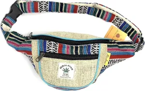 100% Himalaya Hemp multi-purpose west pack Bag, Festival Belt Bag, Hip Bag, Bum Bag, Travel Bag, Holster bag, Festival Fanny Pack Adjustable Strap.