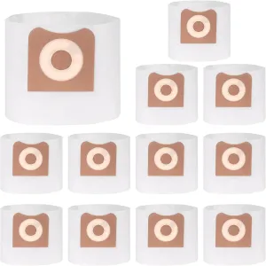 12 Pack VF3501 Dust Bags Replacement for Ridgid & Workshop 3-4.5 Gallon Vacuums, Dust Collection Filter Bags Replace Part# 23738 VF3501 Size C WS32045F