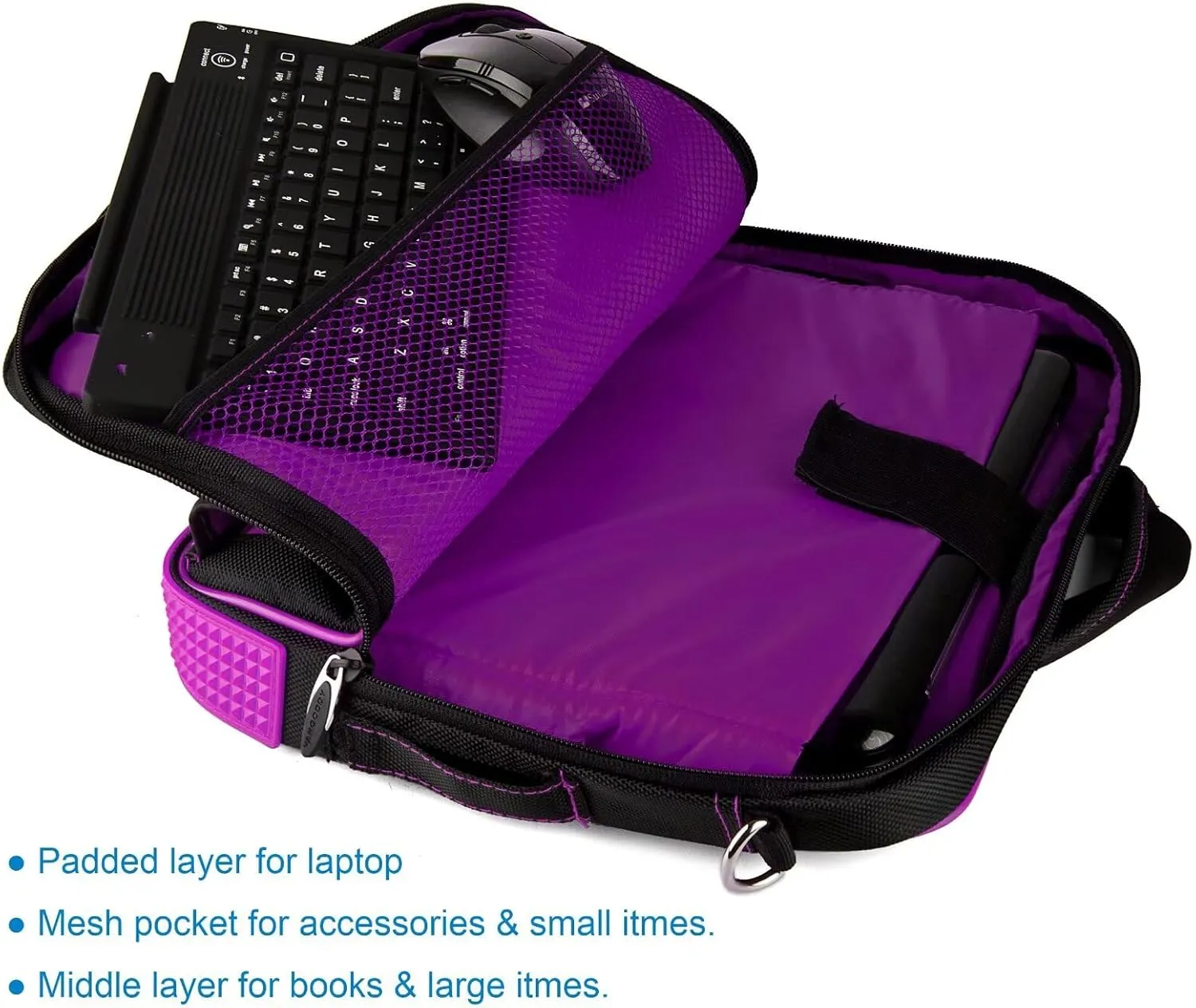 13.3 14 In Laptop Shoulder Bag Compatible with Dell Latitude 7440 7340 7230 Rugged Extreme 5440, Pro 13 Premium, Pro 14 Plus