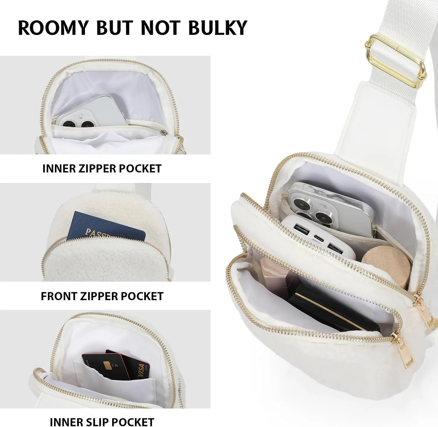 2025 Sling Bag for Women, Crossbody Sling Bag with Adjustable Strap for Traveling Walking