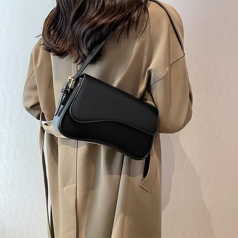 2025 Small Shoulder Bag Y2K Purse for Women, Crocodile Clutch Purse Handbag Satchel Tote Bag Classic Retro Crossbody Bag