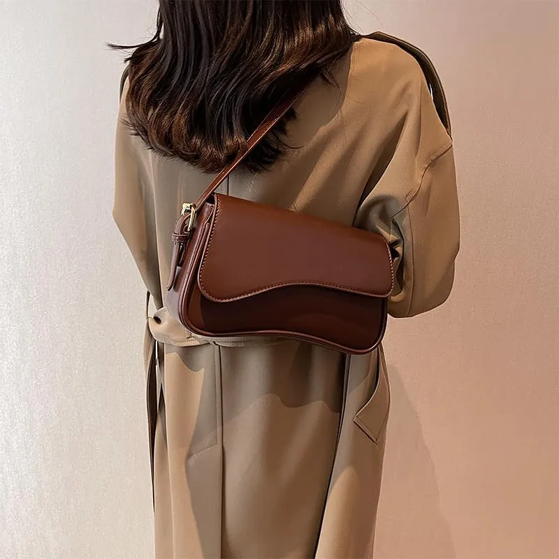 2025 Small Shoulder Bag Y2K Purse for Women, Crocodile Clutch Purse Handbag Satchel Tote Bag Classic Retro Crossbody Bag