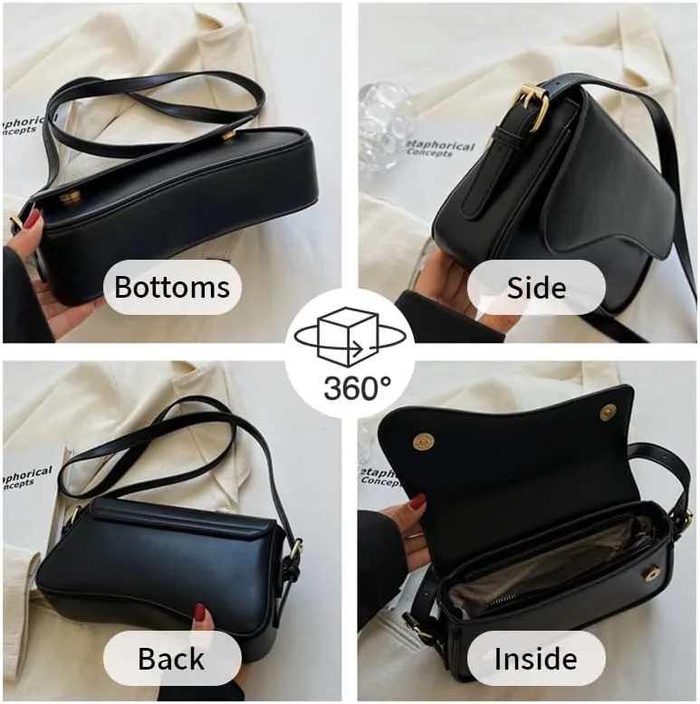 2025 Small Shoulder Bag Y2K Purse for Women, Crocodile Clutch Purse Handbag Satchel Tote Bag Classic Retro Crossbody Bag