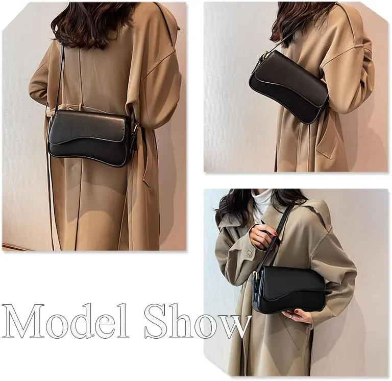 2025 Small Shoulder Bag Y2K Purse for Women, Crocodile Clutch Purse Handbag Satchel Tote Bag Classic Retro Crossbody Bag