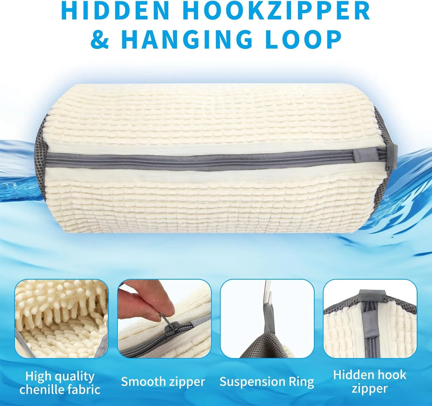 2Pcs Shoe Washing Machine Bag,Shoe Cleaning Bag for All Shoe Types,Laundry Shoe Bag for Washer and Dryer(Beige 2pcs)