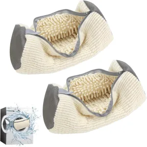 2Pcs Shoe Washing Machine Bag,Shoe Cleaning Bag for All Shoe Types,Laundry Shoe Bag for Washer and Dryer(Beige 2pcs)