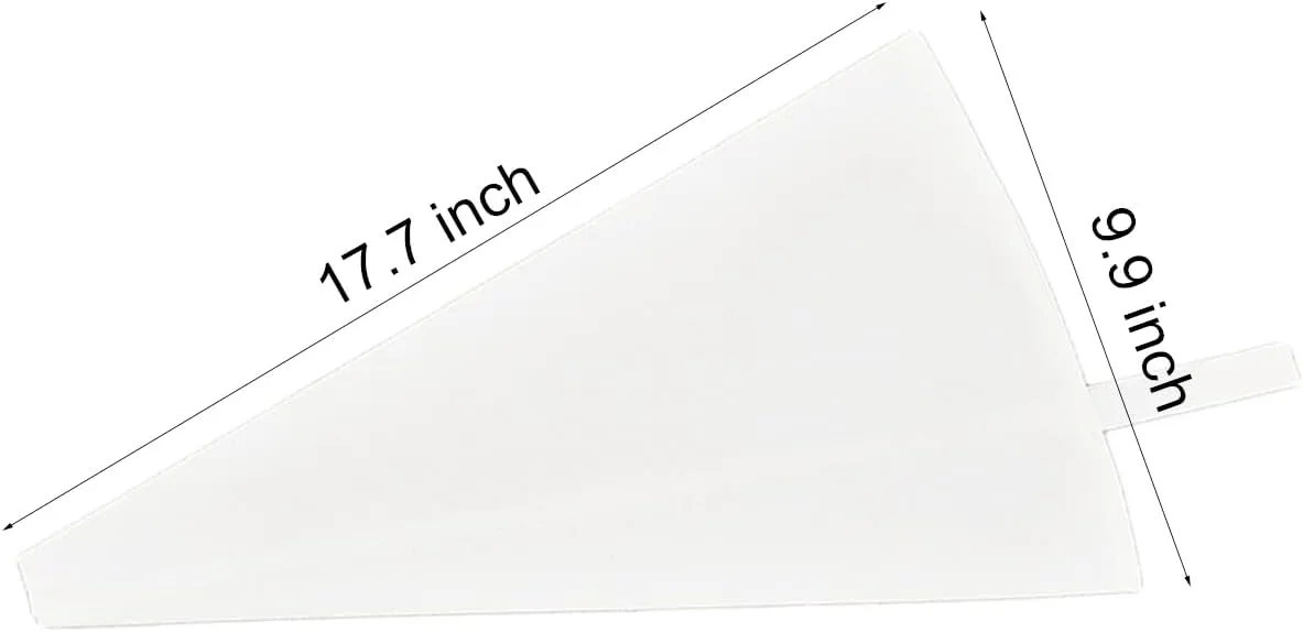 3 Pack Reusable Piping Bags 18 inch Cloth Pastry Bags Plastic Coated Icing Piping Bags Cake Decorating Icing Bags Baking Dessert Frosting Bag