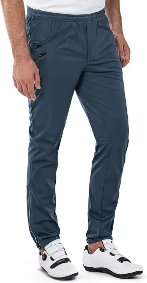 33,000ft Men's Waterproof Cycling Pants, Windproof Breathable Athletic Mountain Bike Pants Running Hiking Sweatpants Sports
