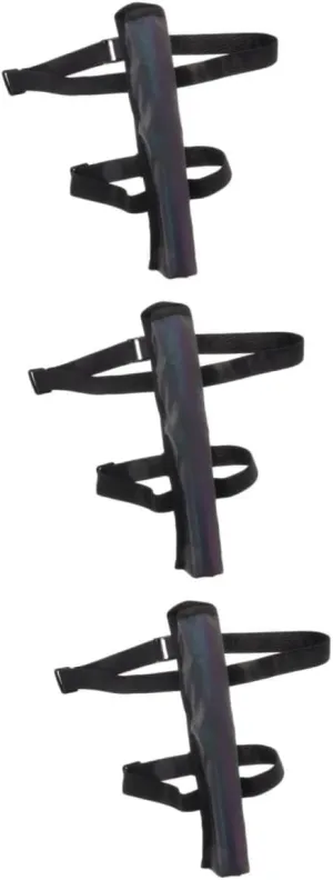 3pcs Fan Storage Bag Clip Handheld Folding Fan Pouch Belt Holder Organza Bag Portable Compact