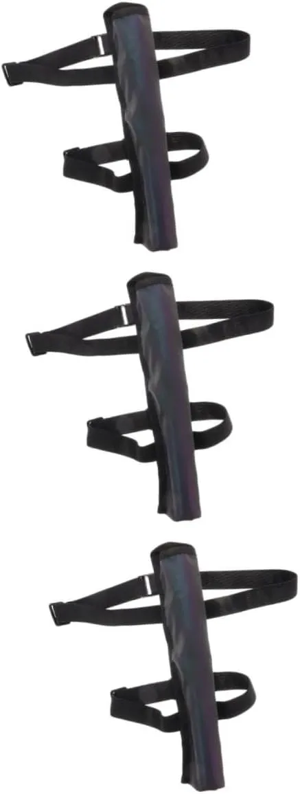 3pcs Fan Storage Bag Clip Handheld Folding Fan Pouch Belt Holder Organza Bag Portable Compact