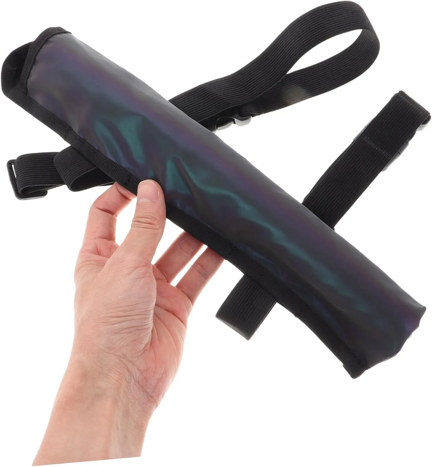 3pcs Fan Storage Bag Clip Handheld Folding Fan Pouch Belt Holder Organza Bag Portable Compact