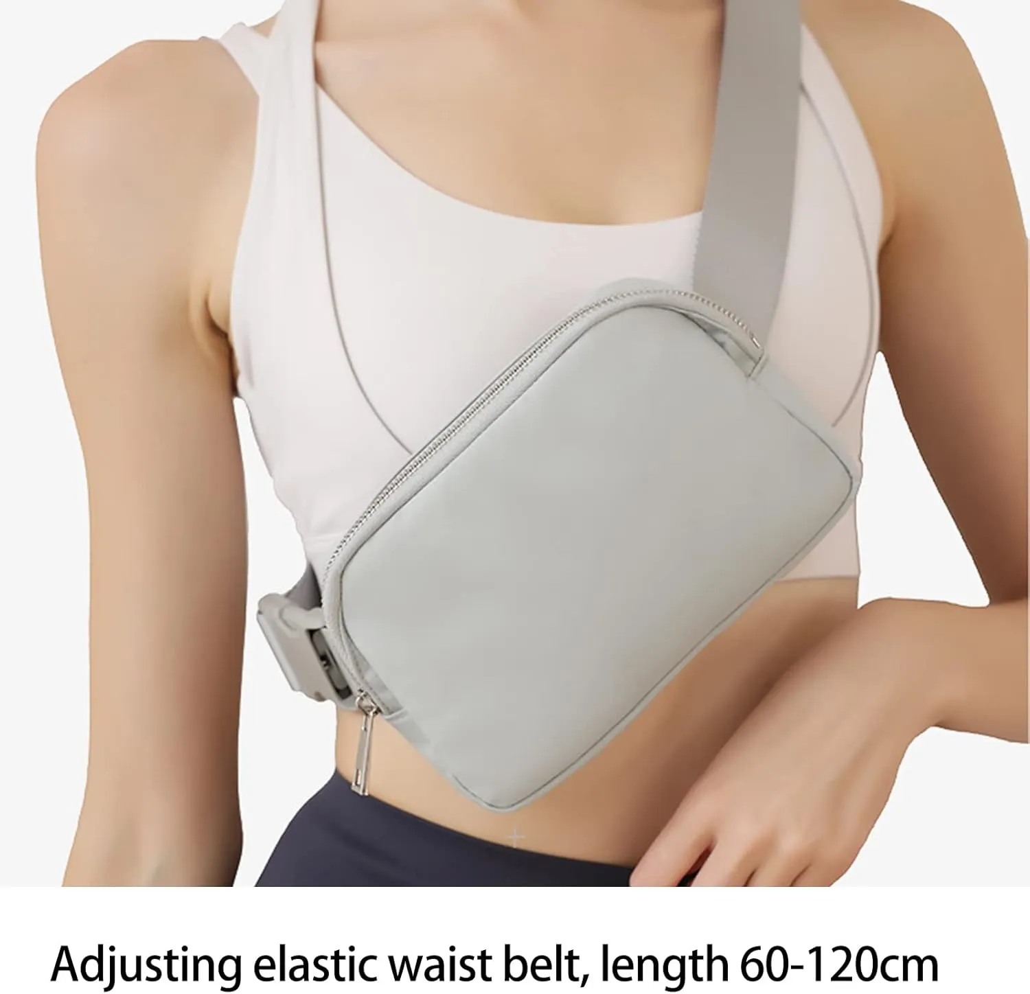 60 120CM Waist Bag Gym Waist Belt Pouch Utility Waist Belt Pouch Activewear Waist Bag Suitable for Travel Party