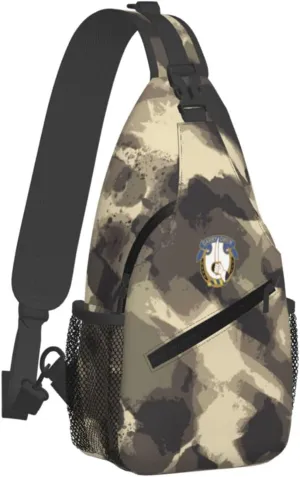 7th Cavalry Garry Owen Sling Bag for Men, Small Crossbody Sling Bags, Mini Water Resistant Shoulder Daypack for Travel, Anti Thief Chest Bag for Hiking