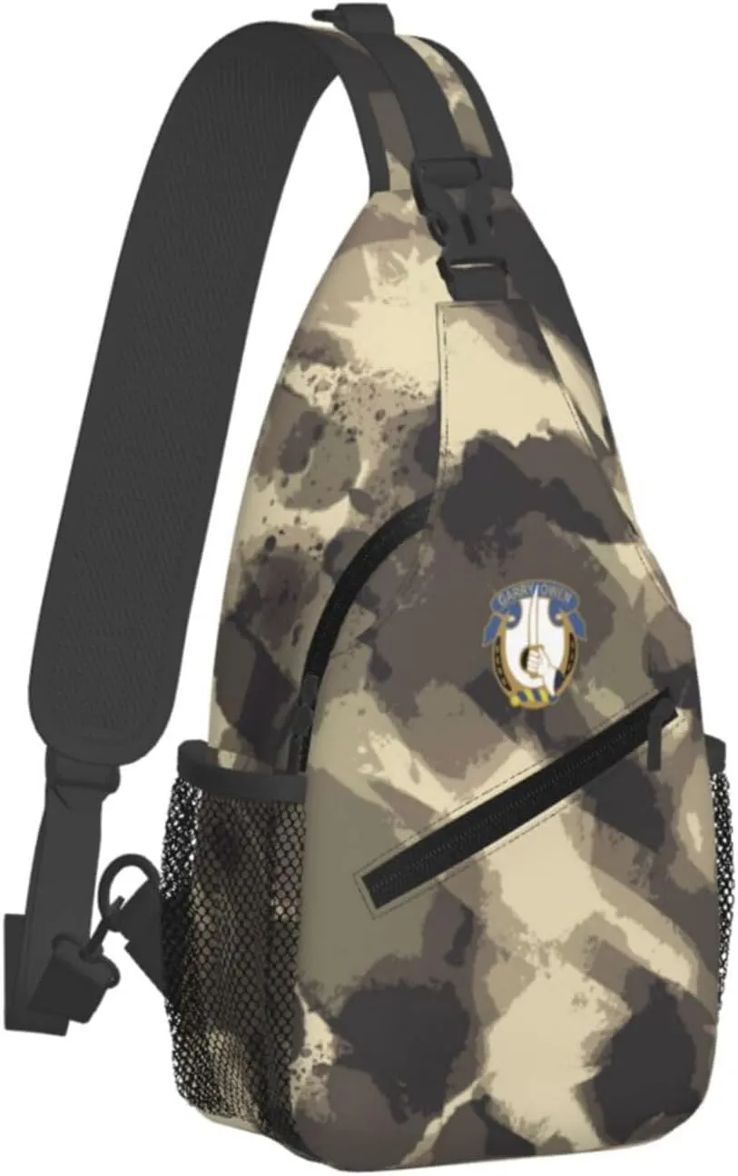 7th Cavalry Garry Owen Sling Bag for Men, Small Crossbody Sling Bags, Mini Water Resistant Shoulder Daypack for Travel, Anti Thief Chest Bag for Hiking