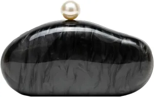 Acrylic Pearl Clutch Purses for Women Trendy Acrylic Evening Handbag Y2k Crossbody Purse Evening Clutch for Wedding Party