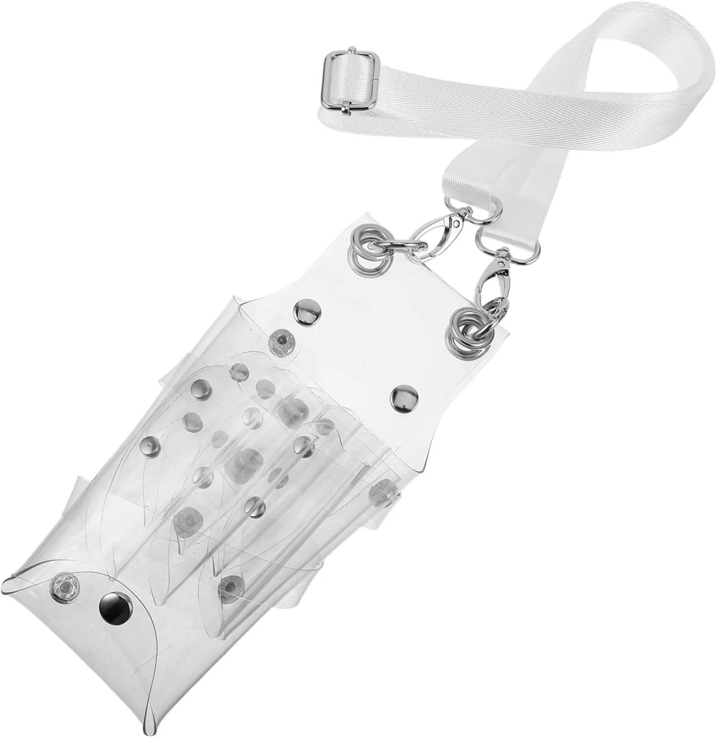 Adjustable Belt Hair Stylist Shoulder Bag Plastic Shear Storage Case for Hairdressing Tools