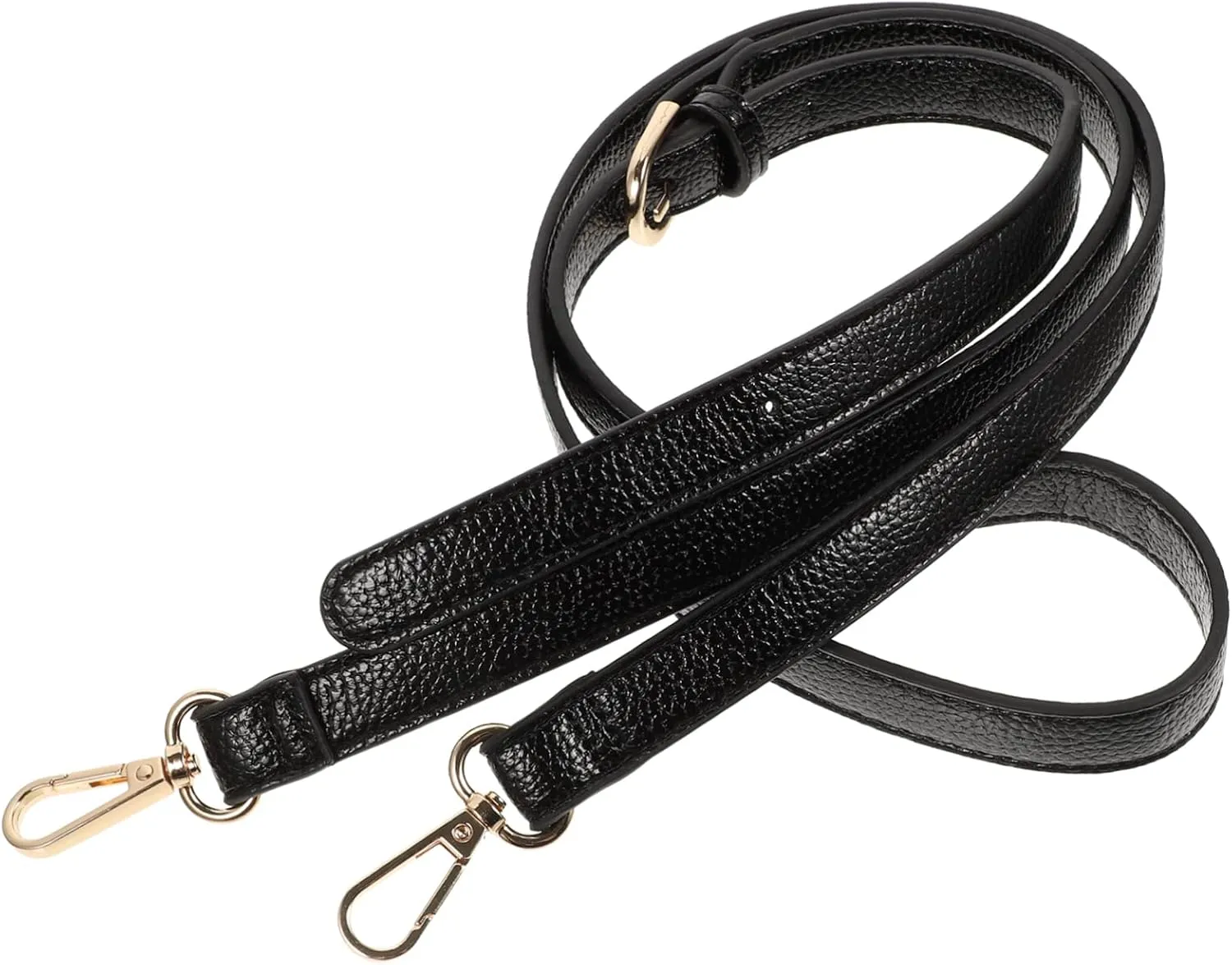 Adjustable Leather Bag Strap Versatile Purse Replacement Accessory for Crossbody and Shoulder Bags Durable and Stylish Design with Two Clasp Buckles