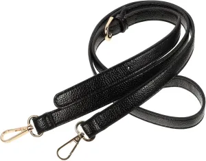 Adjustable Leather Bag Strap Versatile Purse Replacement Accessory for Crossbody and Shoulder Bags Durable and Stylish Design with Two Clasp Buckles