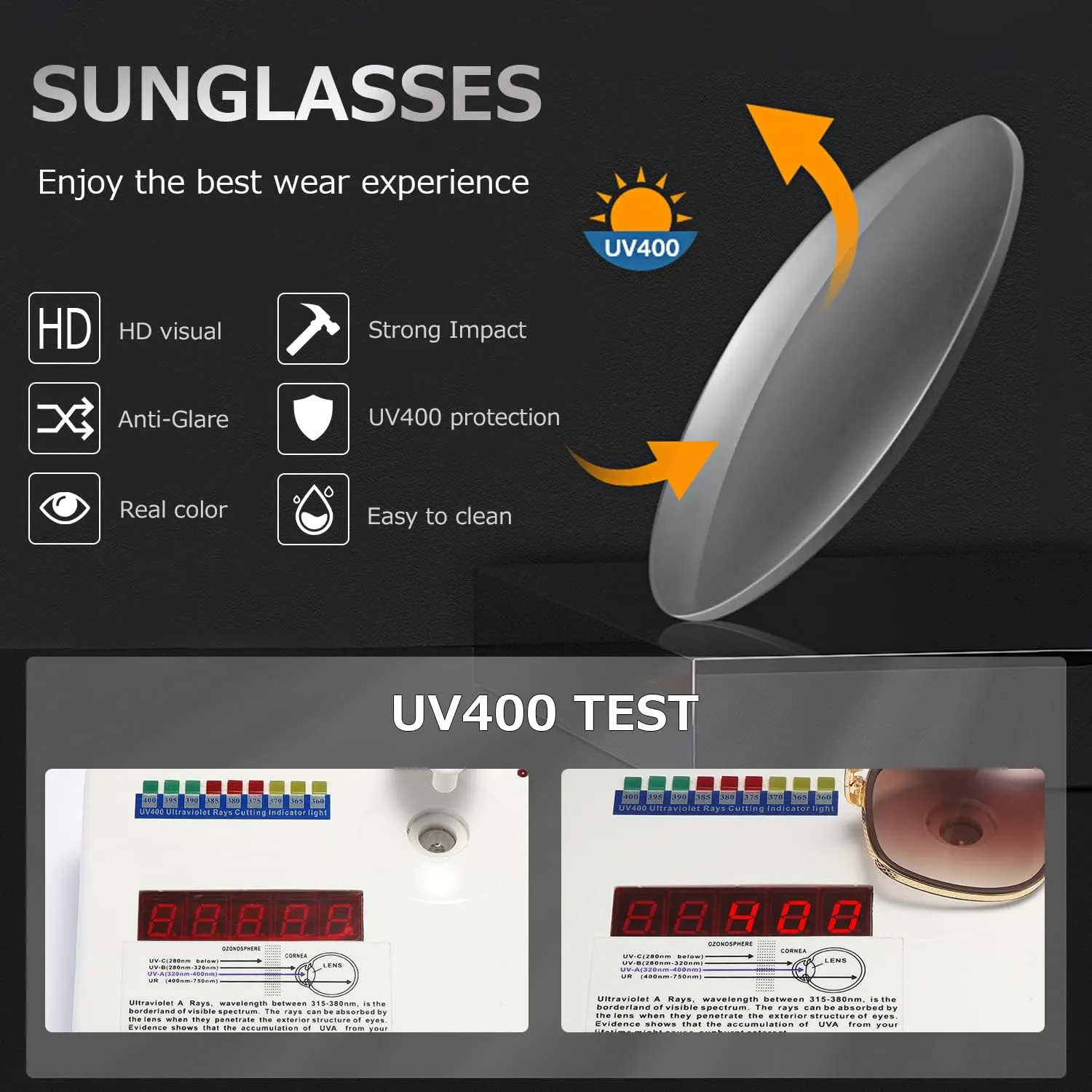 AEVOGUE Sunglasses For Men Goggle Alloy Big Frame Metal Punk Style Shield AE0336
