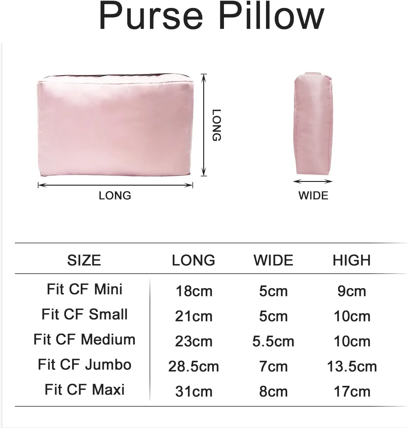 Aimery Purse Pillows to Keep Shape for Classic Flap bag shaper,Premium Bag Pillow and Pillow Purse Filler for Storage and Display,Purse Pillows for Handbags and Purse Stuffers for Shape(CF Medium 25)