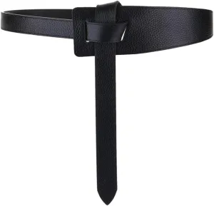 ALAIX Women's Leather Belt Dress Belt for Jeans Jumpsuit Coat Fashion Tie a Knot Genuine Leather Waist Belt