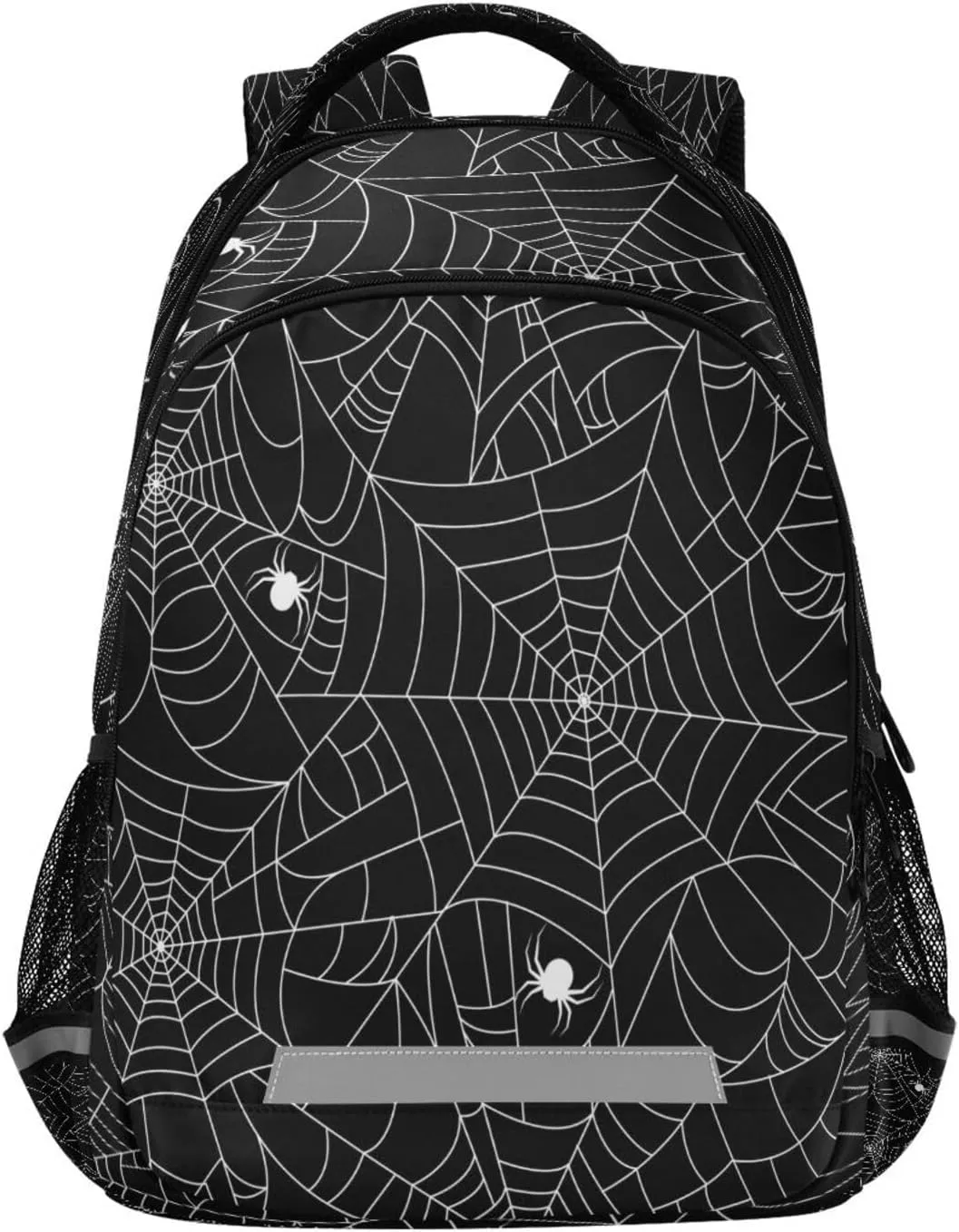 ALAZA Black Spider Web Backpack School Bag Laptop Bags Daypack Bookbag for Teen Girls Kids Boys, 13 14 15.6 inch
