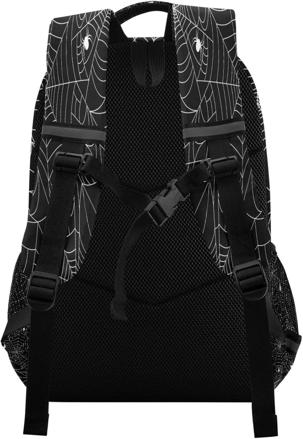 ALAZA Black Spider Web Backpack School Bag Laptop Bags Daypack Bookbag for Teen Girls Kids Boys, 13 14 15.6 inch
