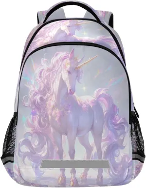 ALAZA Noble Unicorn Backpacks Travel Laptop Daypack School Book Bag for Men Women Teens Kids