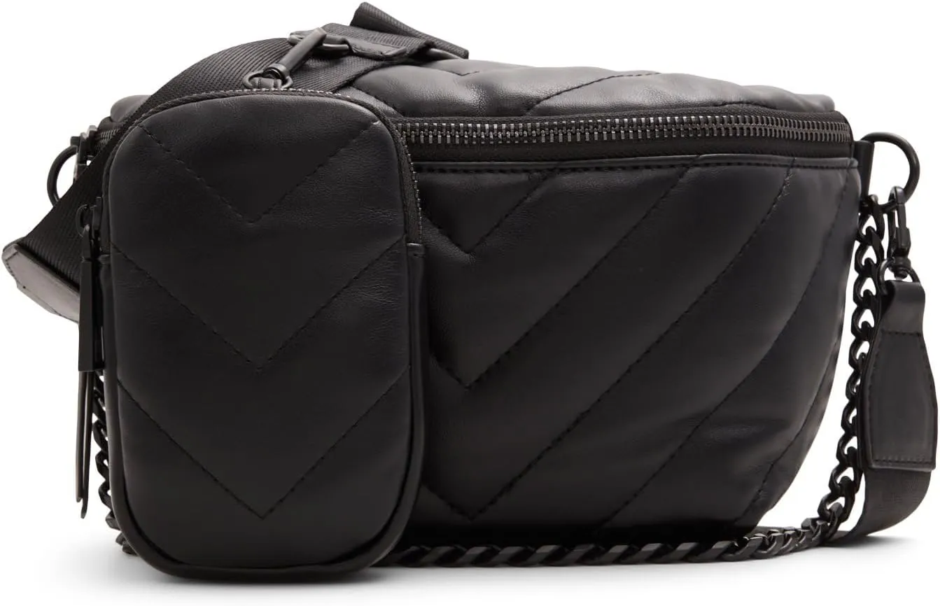 ALDO Puffcarrypak, Black/Black
