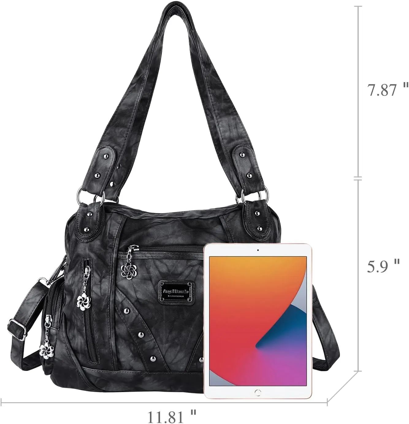Angel Barcelo Hobo Bag for Women Crossbody Purse and Handbags Ladies Shoulder Bags