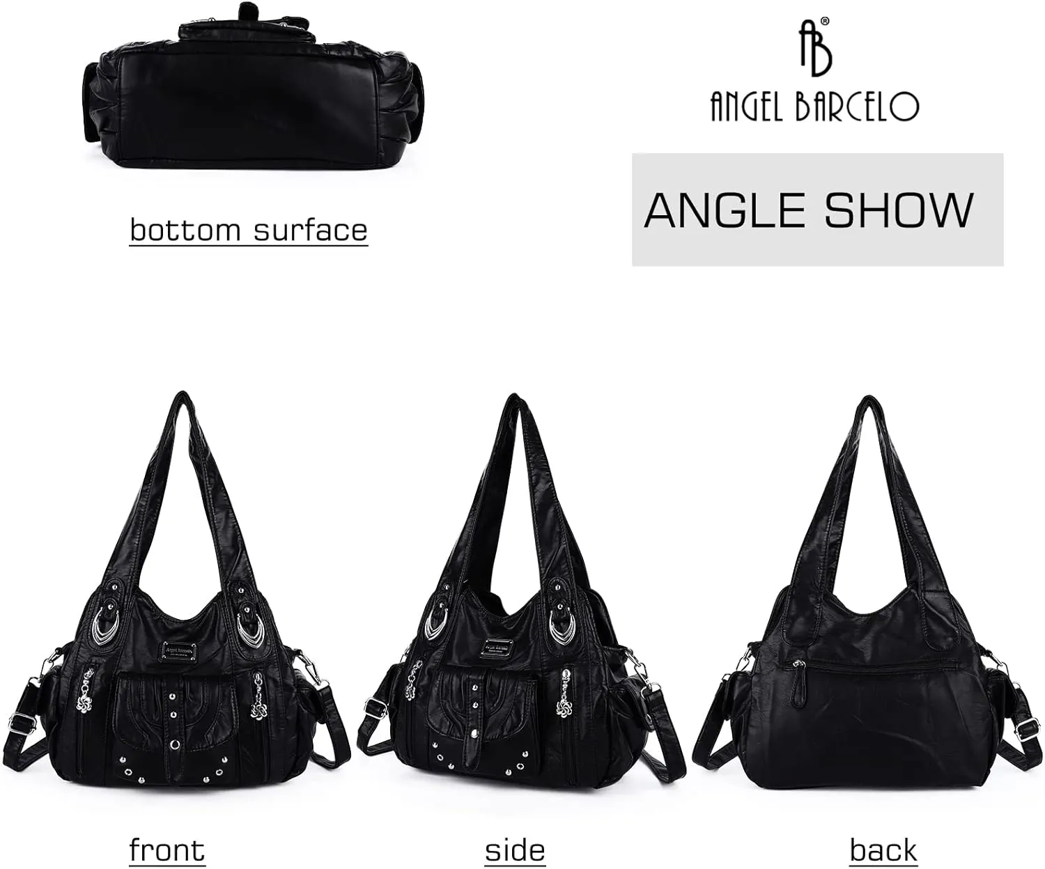 Angel Barcelo Hobo Bag for Women Crossbody Purse and Handbags Shoulder Bags