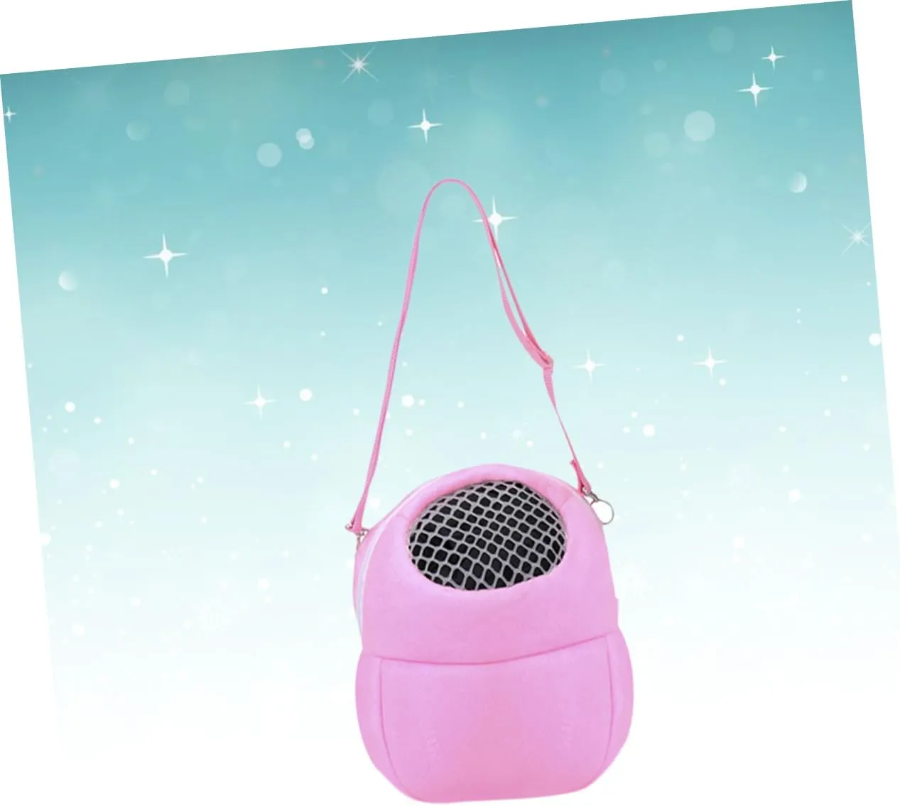 Angoily 2 Pcs Hamster Shoulder Bag Pet Crossbody Bag Compact Storage Pouch for Outdoor Breathable Mesh
