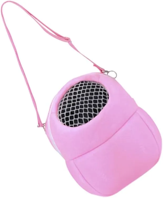 Angoily 2 Pcs Hamster Shoulder Bag Pet Crossbody Bag Compact Storage Pouch for Outdoor Breathable Mesh