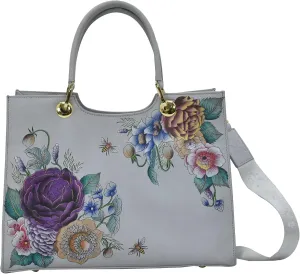 Anuschka Women's Original Hand-Painted Leather Medium Satchel