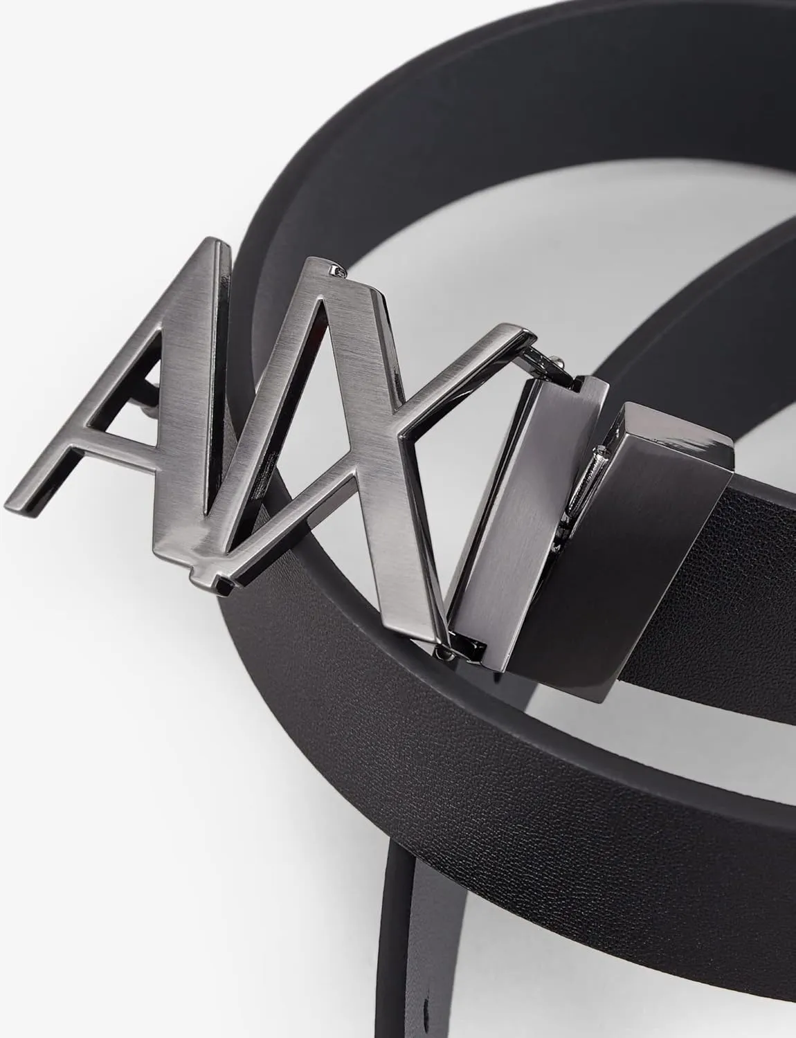 Armani Exchange Men's A X Hinge Plate Belt