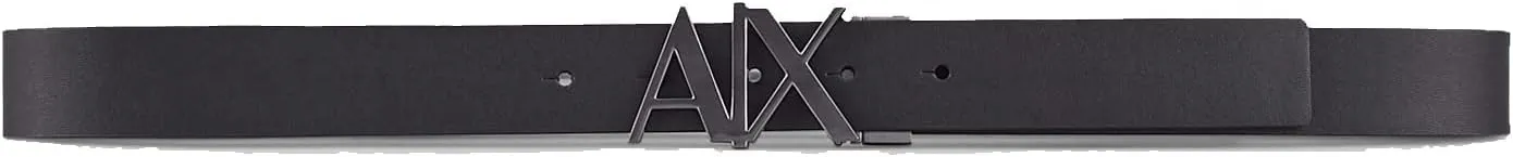 Armani Exchange Men's A X Hinge Plate Belt