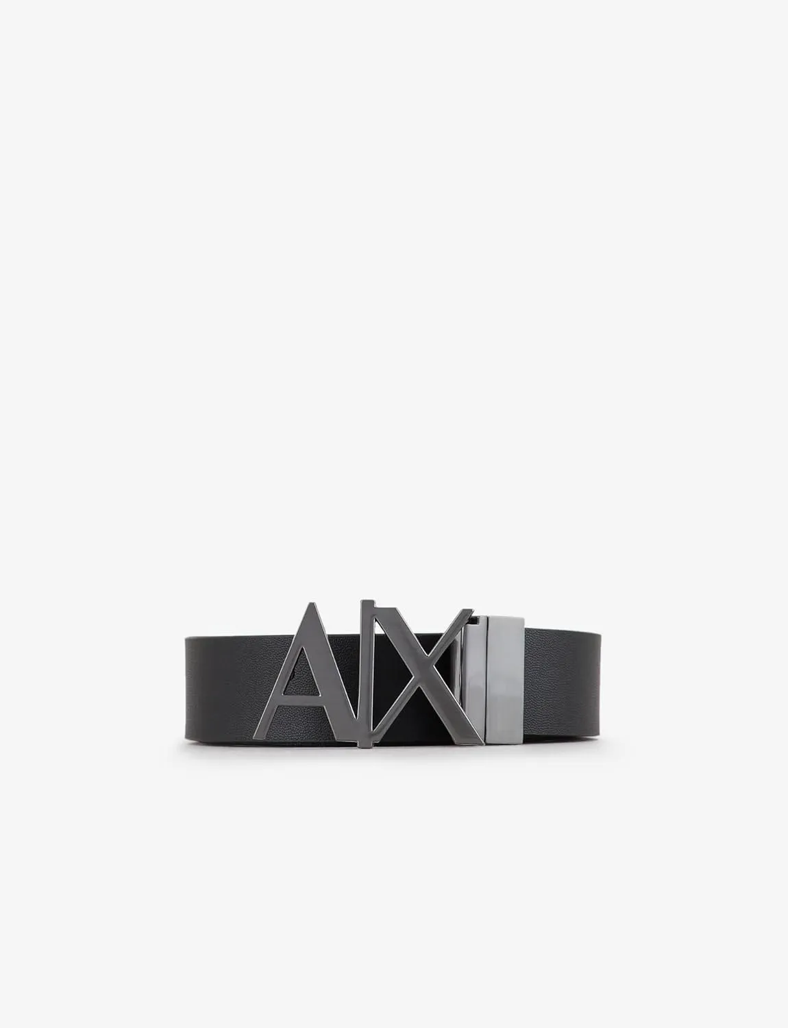Armani Exchange Men's A X Hinge Plate Belt