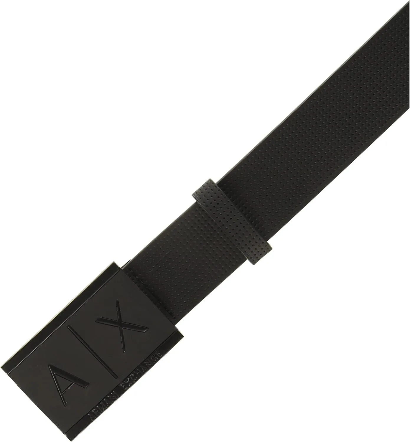 Armani Exchange Men's Inlay Logo Belt