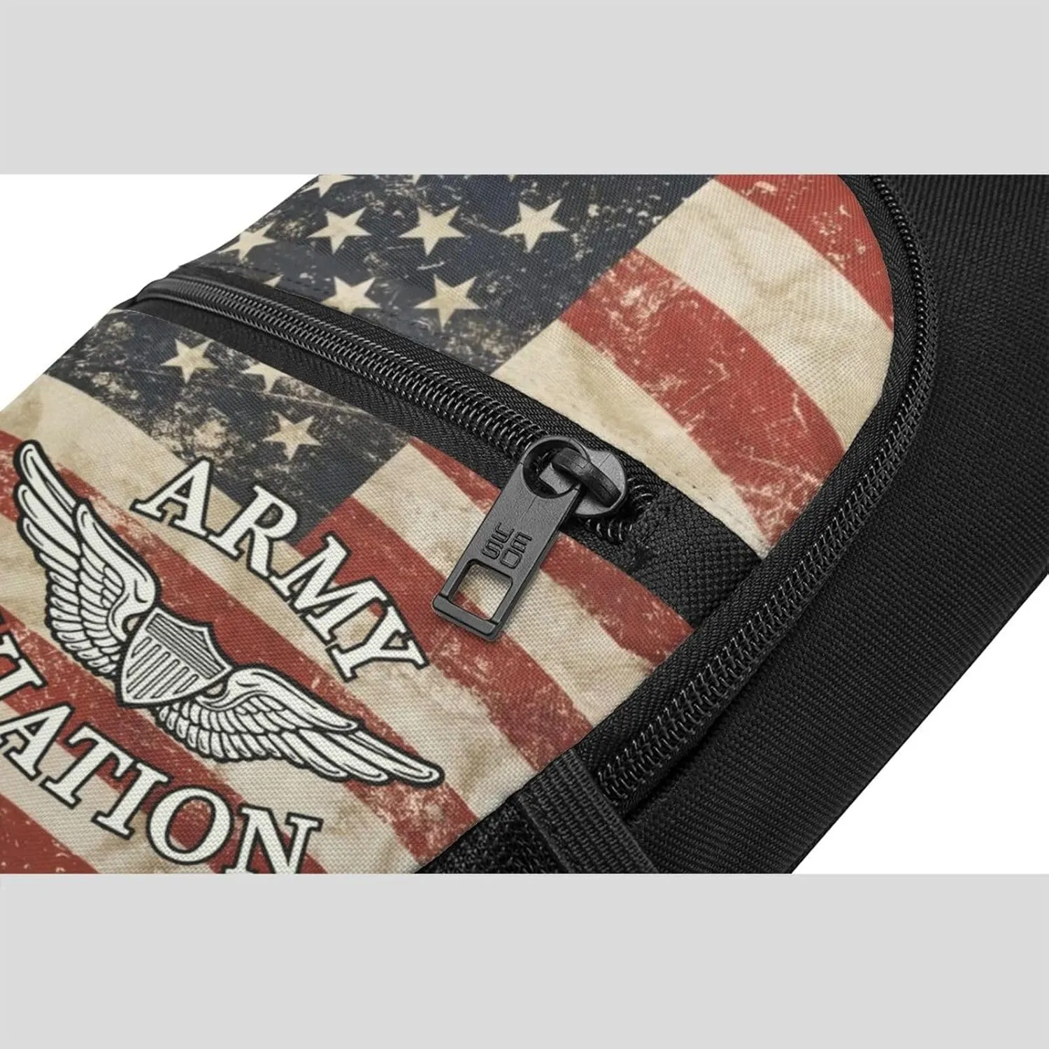 Army Aviation With Aircrew Wing Sling Bag Crossbody Backpack Shoulder Casual Daypack Bags for Men