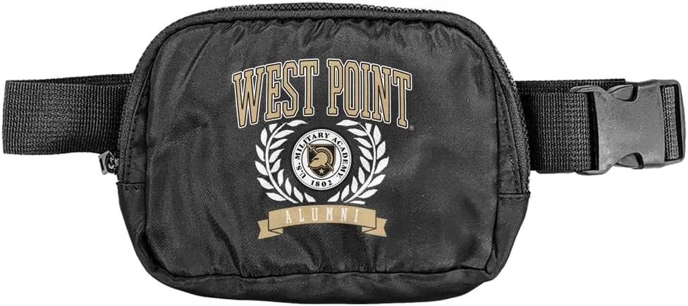 Army Black Knights Alumni Seal Belt Bag, Crossbody Fanny Pack for Women and Men, Adjustable