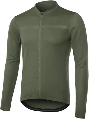 ARSUXEO Men's Cycling Jersey Long Sleeve Slim Fit Bike Jersey Biking Bicycle Cycling Shirt