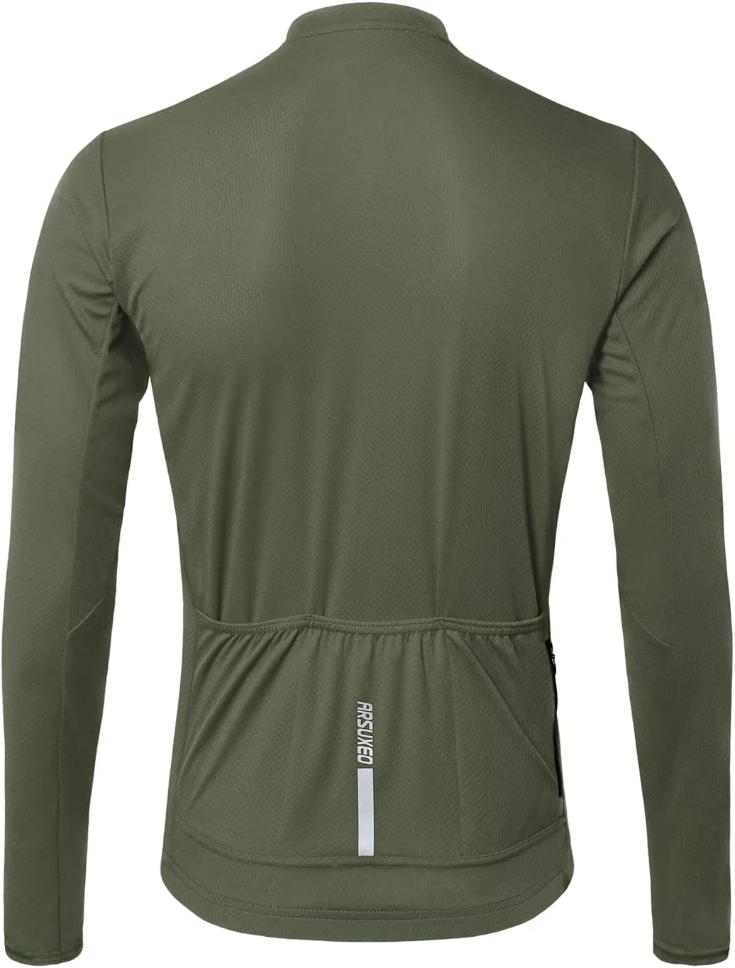 ARSUXEO Men's Cycling Jersey Long Sleeve Slim Fit Bike Jersey Biking Bicycle Cycling Shirt