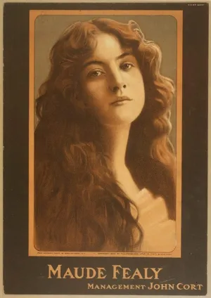 ArtDirect Burr McIntosh 18x24 Gold Ornate Framed and Double Matted Museum Art Print Titled: Maude Fealy (1906)