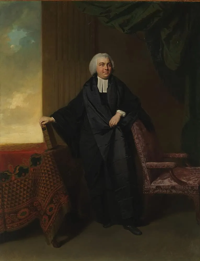 ArtDirect Johan Joseph Zoffany 15x18 Gold Ornate Frame and Double Matted Museum Art Print Titled - The Reverend Philip Cocks (1735-1797) (Late 1760s)