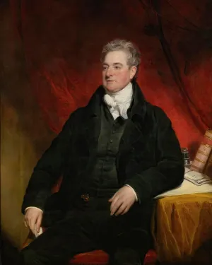 ArtDirect Martin Archer Shee 15x18 Gold Ornate Frame and Double Matted Museum Art Print Titled - Portrait of Sir Richard Hardinge