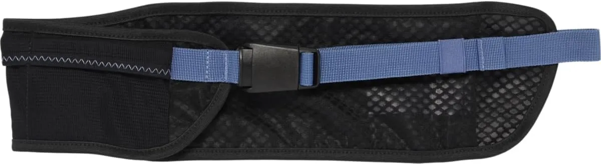 ASICS Unisex WAIST POUCH L RUNNING Accessories, OS, PERFORMANCE BLACK/DENIM BLUE