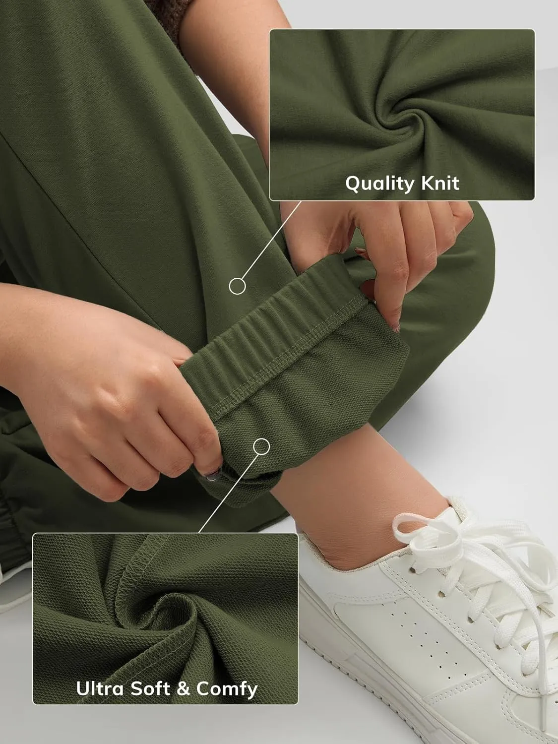ATHMILE Sweatpants Women Baggy Joggers Workout Loose Lounge Lightweight Comfy Sweat High Waisted Athletic Pants