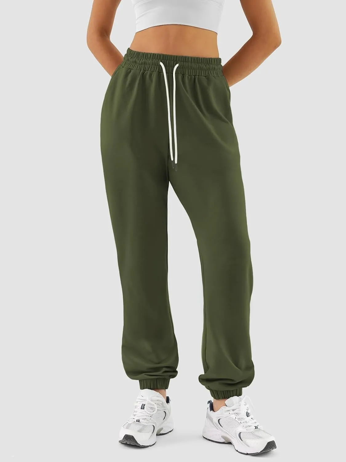 ATHMILE Sweatpants Women Baggy Joggers Workout Loose Lounge Lightweight Comfy Sweat High Waisted Athletic Pants